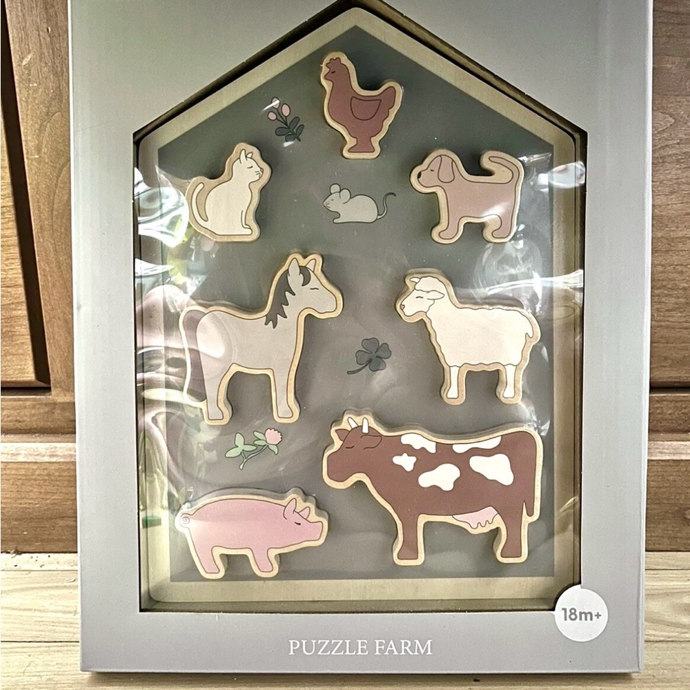 Farm Animal Wooden Puzzle